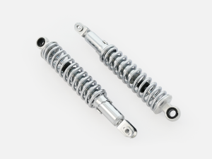 TEC Rear Chrome Shock Absorbers - Honda CB350 F