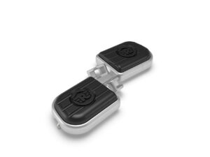 'Deluxe' Footpegs - Silver - Meteor / Classic 350