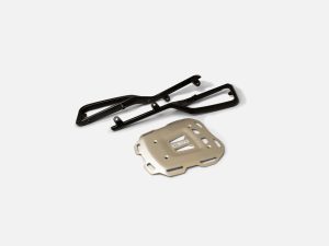 Alloy Luggage Rack with Passenger Grab Handles - Triumph Speed 400 / Scrambler 400 X